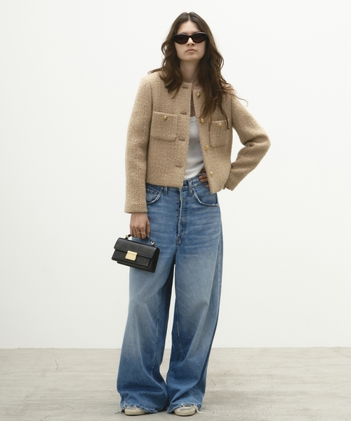 Tweed ブレザー 1（ノーカラージャケット）｜Deuxieme Classe