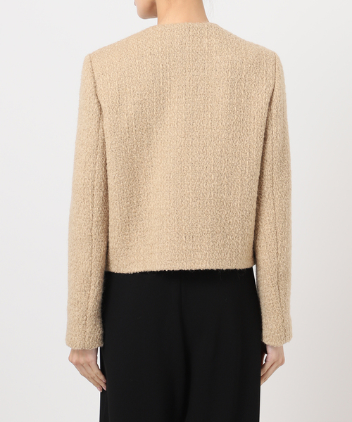 【完売品】DEUIXEMECLASSE Tweed ブレザー1 Tweed ブレザー 1（ノーカラージャケット）｜Deuxieme Classe