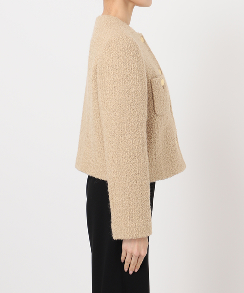 Tweed ブレザー 1（ノーカラージャケット）｜Deuxieme Classe