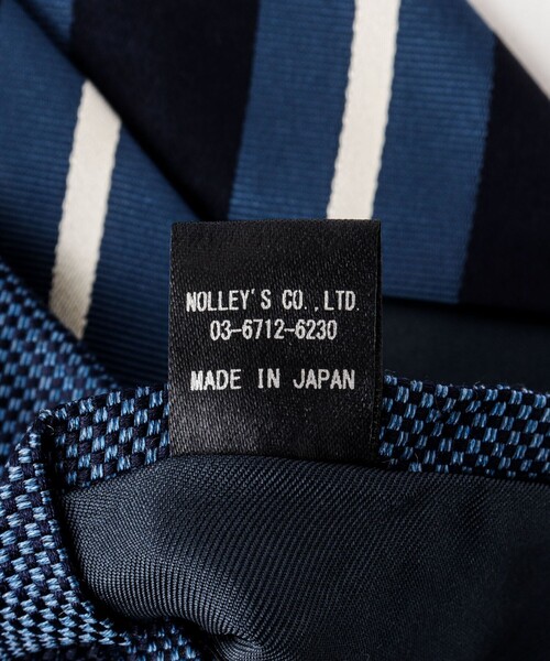 NOLLEY’S（ノーリーズ）の「クレリックレギュラーストライプネクタイ 25AWコレクション（ネクタイ・メンズ・パープル系その他/ブルー系その他6・FREE）」の8枚目の写真