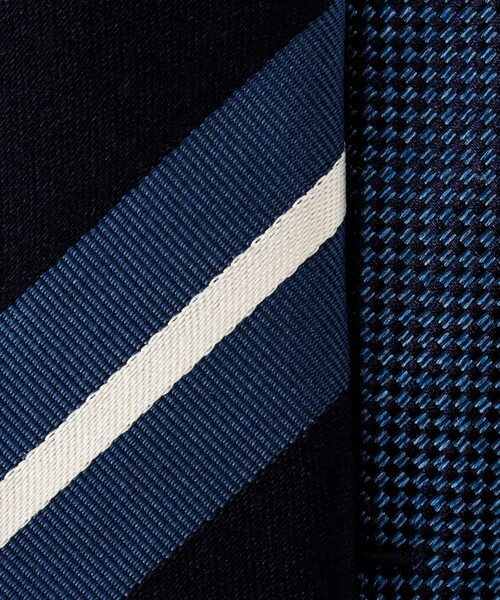 NOLLEY’S（ノーリーズ）の「クレリックレギュラーストライプネクタイ 25AWコレクション（ネクタイ・メンズ・パープル系その他/ブルー系その他6・FREE）」の12枚目の写真