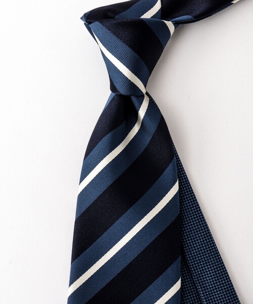 NOLLEY’S（ノーリーズ）の「クレリックレギュラーストライプネクタイ 25AWコレクション（ネクタイ・メンズ・パープル系その他/ブルー系その他6・FREE）」の13枚目の写真