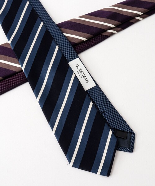 NOLLEY’S（ノーリーズ）の「クレリックレギュラーストライプネクタイ 25AWコレクション（ネクタイ・メンズ・パープル系その他/ブルー系その他6・FREE）」の18枚目の写真