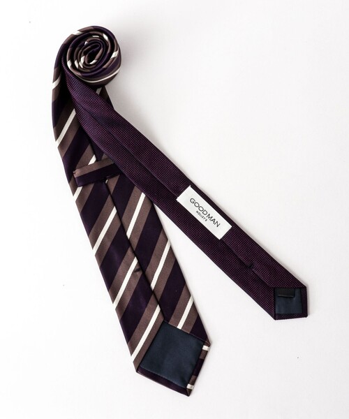 NOLLEY’S（ノーリーズ）の「クレリックレギュラーストライプネクタイ 25AWコレクション（ネクタイ・メンズ・パープル系その他/ブルー系その他6・FREE）」の22枚目の写真