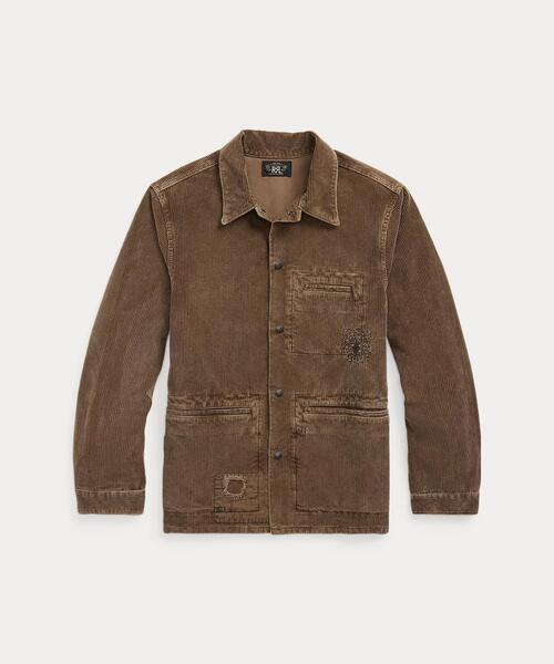 リペアード コーデュロイ オーバーシャツ