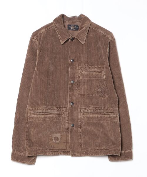RRL(ダブル アール エル)の「リペアード コーデュロイ オーバーシャツ(シャツ/ブラウス・メンズ・ブラウン・XXL/XS/XL/S/M/L)」の3枚目の写真