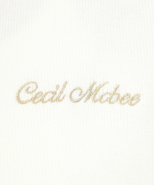 CECIL McBEE（セシルマクビー）の「KINIT POLO（ニット/セーター・レディース・ホワイト/ブラック・1(S)/2(M)）」の19枚目の写真