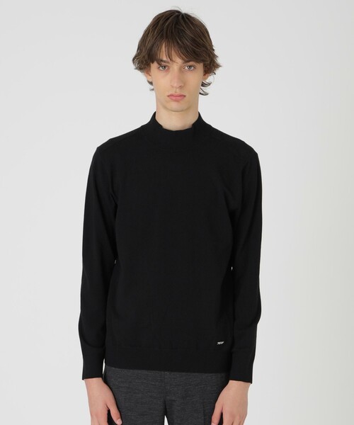BLACK LABEL CRESTBRIDGE(ブラックレーベル・クレストブリッジ)の「ヴィスコンフィーハイネックニット(ニット/セーター・メンズ・ブルー/オレンジ系その他3/ブラック/パープル系その他2/ホワイト系その他/オフホワイト・XL/M/L)」の3枚目の写真