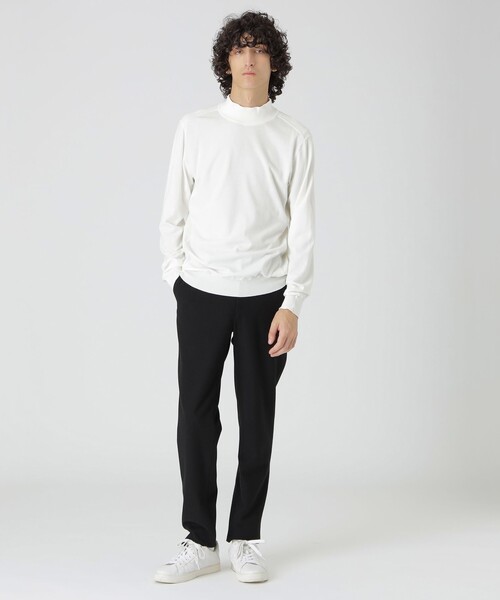 BLACK LABEL CRESTBRIDGE(ブラックレーベル・クレストブリッジ)の「ヴィスコンフィーハイネックニット(ニット/セーター・メンズ・ブルー/オレンジ系その他3/ブラック/パープル系その他2/ホワイト系その他/オフホワイト・XL/M/L)」の7枚目の写真
