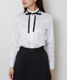 【極美品29700円】ナラカミーチェ♦️イタリア✨フラワー&ストライプボウタイ 極美品29700円】ナラカミーチェ♦️イタリア✨フラワー&ストライプ