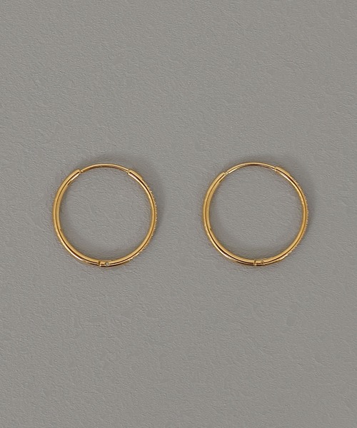 ORLEAN(オルレアン)の「【ORLEAN】ビジューハーフエタニティフープピアス ストーン 10mm 15mm(ピアス(両耳用)・レディース・シルバー系1/ゴールド/ゴールド系1/シルバー・フリー)」の18枚目の写真