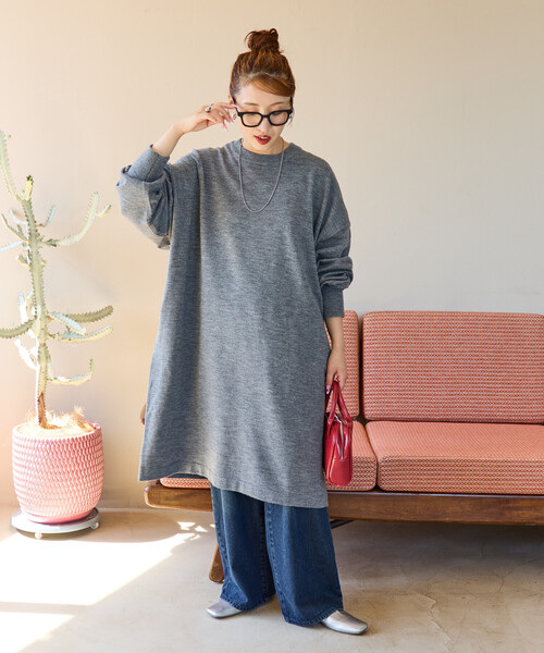 限定展開 ニット ミニ ワンピース（ワンピース）｜FREAK'S STORE