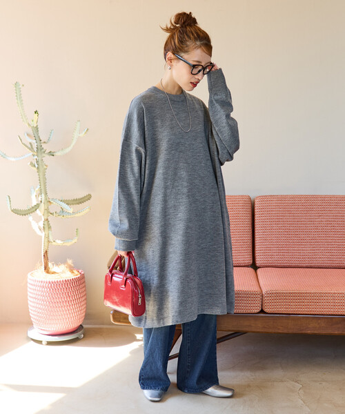 セール】限定展開 ニット ミニ ワンピース（ワンピース）｜FREAK'S