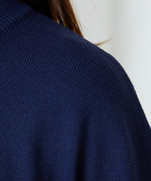 FREAK'S STORE（フリークスストア）の「限定展開　ニット ミニ ワンピース（ワンピース・レディース・ブラック/杢グレー/ベージュ/ネイビー/ダークブラウン/レッド・ﾌﾘ-）」の9枚目の写真