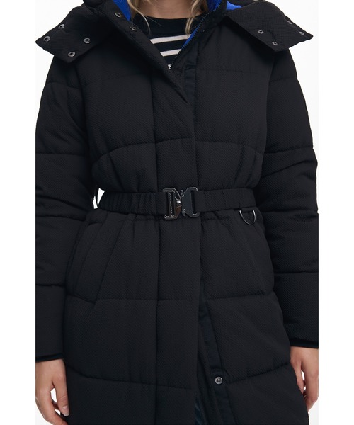 セール】ベルト付きロング中綿ジャケット（ダウンジャケット/コート