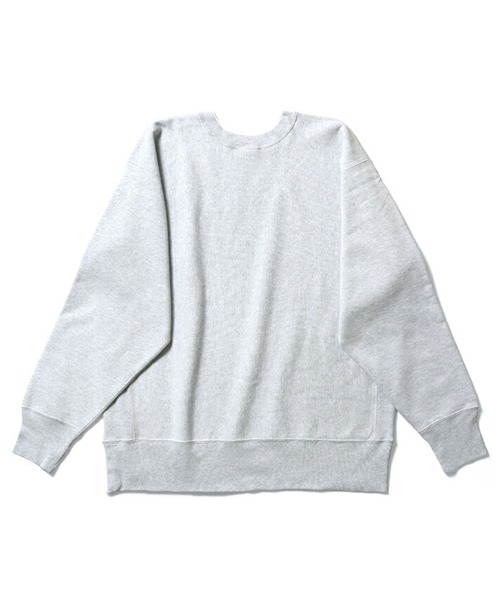 HOUSTON(ヒューストン)の「HOUSTON リバーススウェット(KINGS POINT)(スウェット・メンズ・グレー/オフホワイト・MEDIUM/LARGE/X-LARGE/XX-LARGE)」の4枚目の写真