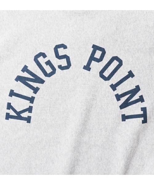 HOUSTON(ヒューストン)の「HOUSTON リバーススウェット(KINGS POINT)(スウェット・メンズ・グレー/オフホワイト・MEDIUM/LARGE/X-LARGE/XX-LARGE)」の7枚目の写真