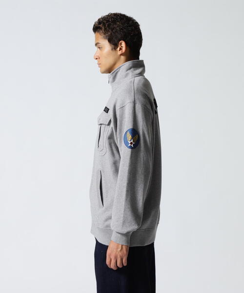 セール】《WEB&DEPOT限定》STAND ZIP UP SWEAT 'AIR FORCE' / スタンド
