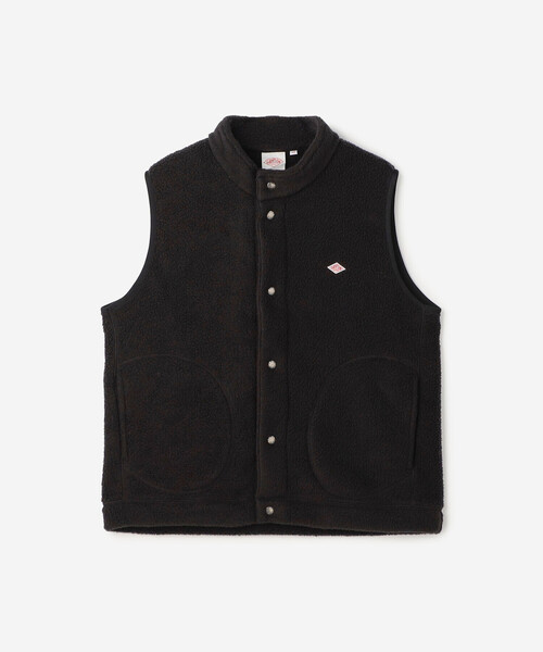 DANTON | ダブルフェイスボア スタンドカラーベスト MEN（ベスト