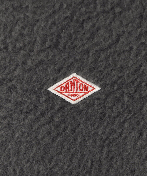 DANTON（ダントン）の「DANTON | ダブルフェイスボア スタンドカラーベスト MEN（ベスト・メンズ・ブラック/チャコール・M/L）」の10枚目の写真