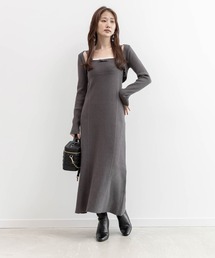 ドットチュールデザインワンピース（ワンピース）｜RANDA（ランダ）の