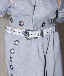 SEQUENZ（シークエンズ）の「【SEQUENZ（シークエンズ）】SEQUENZ RHINE STONE BELT LADIES / ベルト スタッズ ストーン リアルツリー レオパード レディース 雑貨（ベルト）」