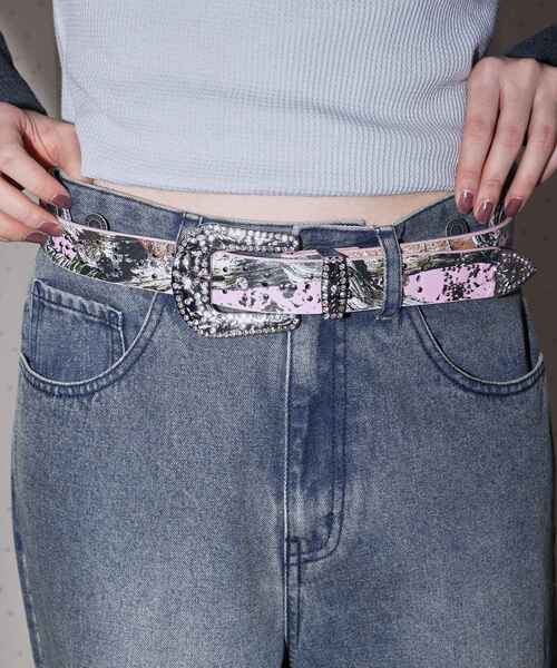 SEQUENZ（シークエンズ）の「【SEQUENZ（シークエンズ）】SEQUENZ RHINE STONE BELT LADIES / ベルト スタッズ ストーン リアルツリー レオパード レディース 雑貨（ベルト・レディース・ブラック/ホワイト/その他1/その他2・FREE）」の10枚目の写真