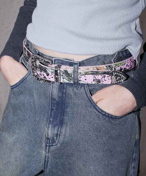 SEQUENZ（シークエンズ）の「【SEQUENZ（シークエンズ）】SEQUENZ RHINE STONE BELT LADIES / ベルト スタッズ ストーン リアルツリー レオパード レディース 雑貨（ベルト・レディース・ブラック/ホワイト/その他1/その他2・FREE）」の11枚目の写真
