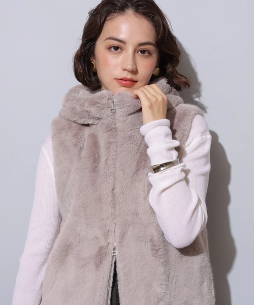 Arpegestory ♡ ファーベスト 店舗限定》ファージップベスト | ジャケット | Arpege story