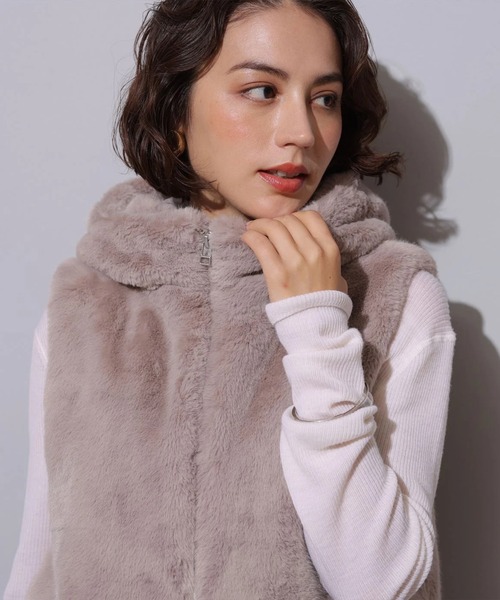 Arpege story アルページュストーリー ファージップベスト 店舗限定》ファージップベスト | ジャケット | Arpege story