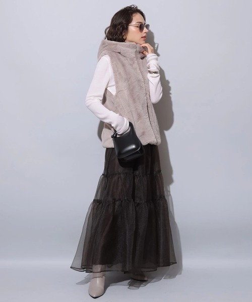 Arpege story 今季　ファージップベスト ファージップベスト | ジャケット | Arpege story（アルページュ