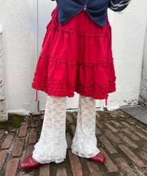 WC（ダブル シー）の「ヘムフリルレースフレアパンツ（その他パンツ）」