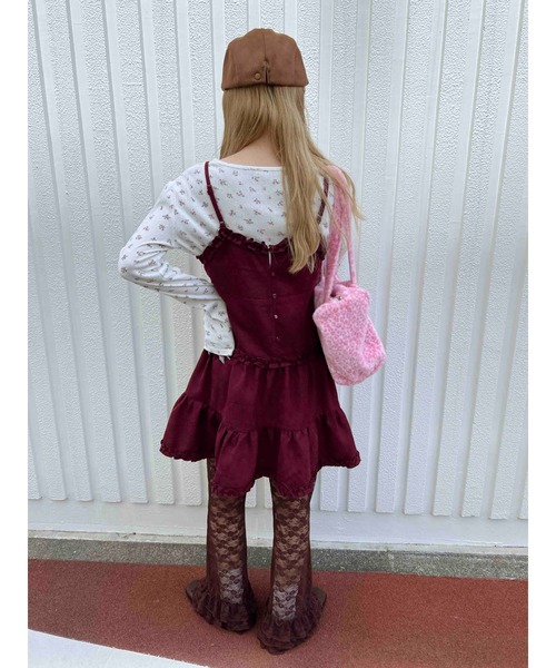 WC（ダブル シー）の「ヘムフリルレースフレアパンツ（その他パンツ・レディース・ブラウン/ホワイト/ブラック・FREE）」の16枚目の写真