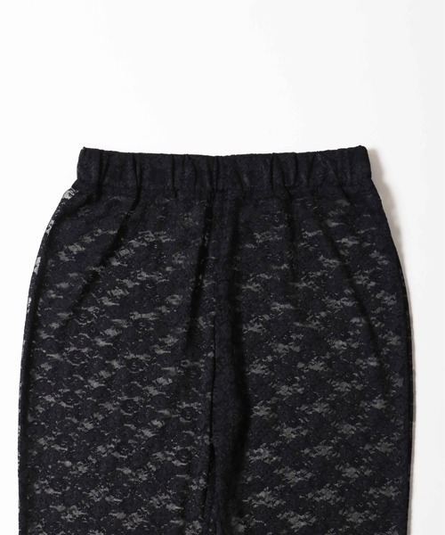 WC（ダブル シー）の「ヘムフリルレースフレアパンツ（その他パンツ・レディース・ブラウン/ホワイト/ブラック・FREE）」の8枚目の写真