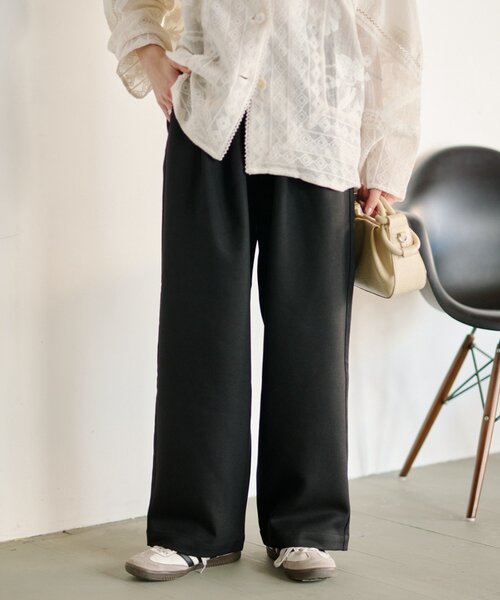 CIAOPANIC TYPY（チャオパニックティピー）の「【サイズ展開豊富】全骨格優勝スラックスパンツ（スラックス・レディース・ベージュ/ブラック/グレー/ブラウン系その他/グレー系その他/ブラウン/ネイビー・SMALL/X-SMALL/LARGE/MEDIUM/X-LARGE）」の2枚目の写真