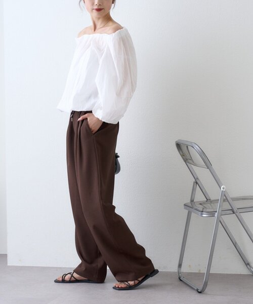 CIAOPANIC TYPY(チャオパニックティピー)の「【サイズ展開豊富】全骨格優勝スラックスパンツ(スラックス・レディース・ベージュ/ブラック/グレー/ブラウン系その他/グレー系その他/ブラウン/ネイビー・SMALL/X-SMALL/LARGE/MEDIUM/X-LARGE)」の20枚目の写真