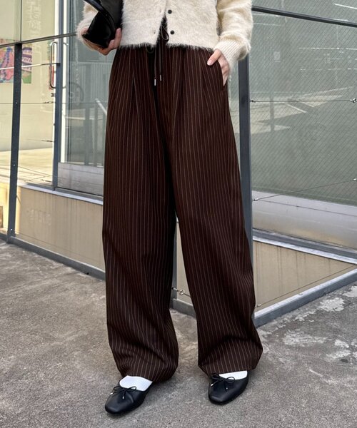 CIAOPANIC TYPY（チャオパニックティピー）の「【サイズ展開豊富】全骨格優勝スラックスパンツ（スラックス・レディース・ベージュ/ブラック/グレー/ブラウン系その他/グレー系その他/ブラウン/ネイビー・SMALL/X-SMALL/LARGE/MEDIUM/X-LARGE）」の11枚目の写真