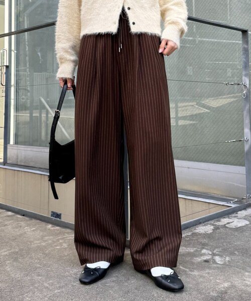 CIAOPANIC TYPY（チャオパニックティピー）の「【サイズ展開豊富】全骨格優勝スラックスパンツ（スラックス・レディース・ベージュ/ブラック/グレー/ブラウン系その他/グレー系その他/ブラウン/ネイビー・SMALL/X-SMALL/LARGE/MEDIUM/X-LARGE）」の12枚目の写真