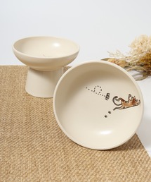 FUNALIVE（ファンアライブ）の「neko ネコ フードボウル  波佐見焼（その他ペットグッズ）」