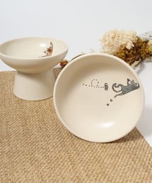 FUNALIVE（ファンアライブ）の「neko ネコ フードボウル  波佐見焼（その他ペットグッズ）」