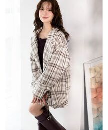 MERCURYDUO | オリジナルロービングチェックPコート(その他アウター)