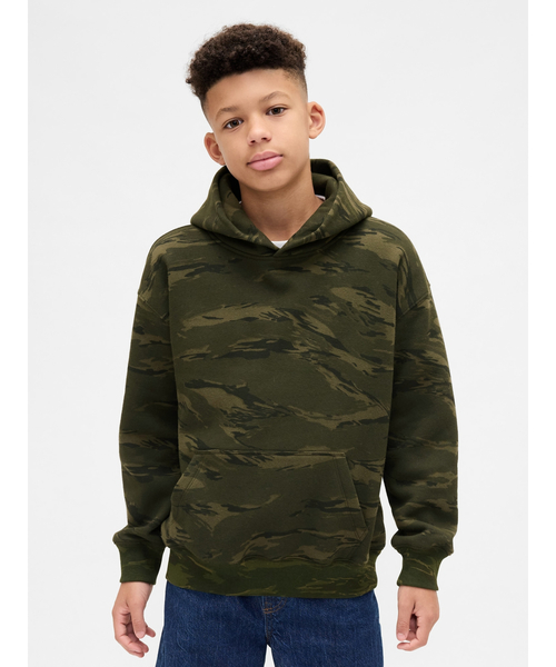 セール】リラックスフィット カモフラージュ パーカー (キッズ