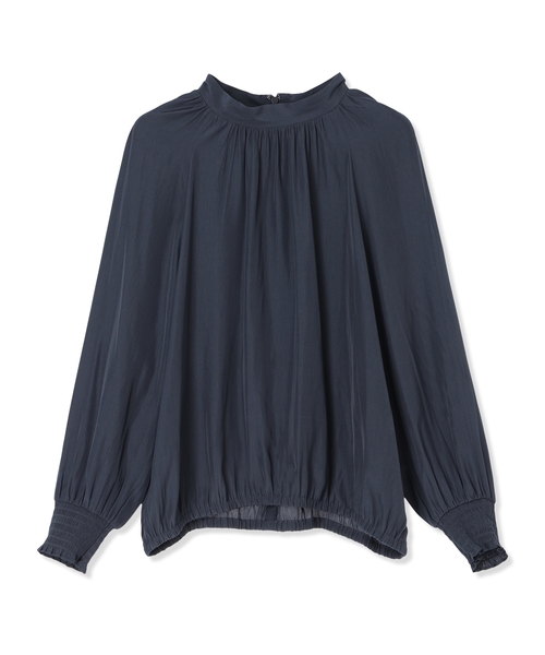 A/C DESIGN BY ALPHA CUBIC（エーシーデザインバイアルファキュービック）の「ギャザーブラウス（シャツ/ブラウス・レディース・グリーン/ベージュ/ネイビー・9号/11号）」の22枚目の写真