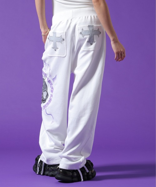 GALFY(ガルフィー)の「GALFY/ガルフィー/【LHP別注】小悪魔スウェットパンツ(スウェットパンツ・レディース・ブラック系その他/ブラック/ホワイト・L/XL)」の18枚目の写真