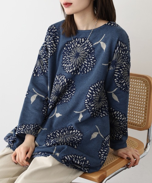 BARNDOOR(バーンドア)の「ニットソー タックチュニック 長袖 26AW(チュニック・レディース・ブラック系1/グレー系1/ブルー系1/イエロー系1/ナチュラル/ベージュ系1・FREE)」の15枚目の写真