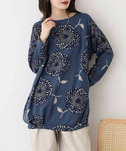 BARNDOOR(バーンドア)の「ニットソー タックチュニック 長袖 26AW(チュニック・レディース・ブラック系1/グレー系1/ブルー系1/イエロー系1/ナチュラル/ベージュ系1・FREE)」の16枚目の写真