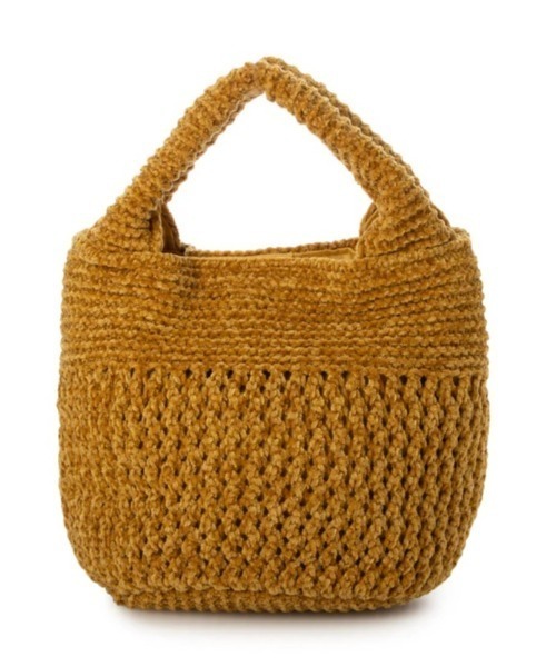 CACHELLIE（カシェリエ）の「KNIT MARU TOTE（トートバッグ・レディース・ブラック/イエロー/グレー・FREE）」の5枚目の写真