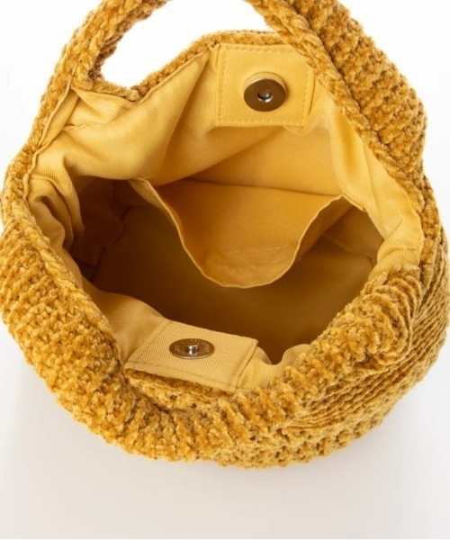 CACHELLIE（カシェリエ）の「KNIT MARU TOTE（トートバッグ・レディース・ブラック/イエロー/グレー・FREE）」の7枚目の写真