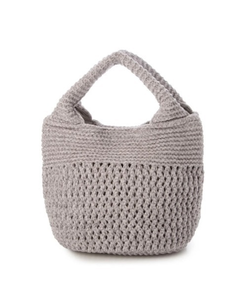 CACHELLIE（カシェリエ）の「KNIT MARU TOTE（トートバッグ・レディース・ブラック/イエロー/グレー・FREE）」の4枚目の写真