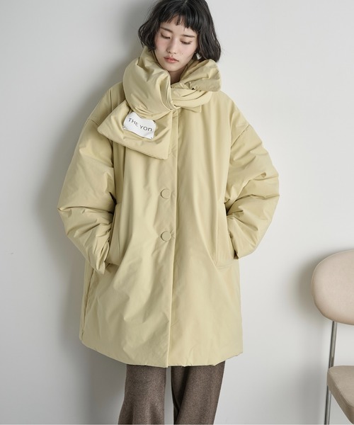 ストールセットミドルパフジャケット（ダウンジャケット/コート）｜THE